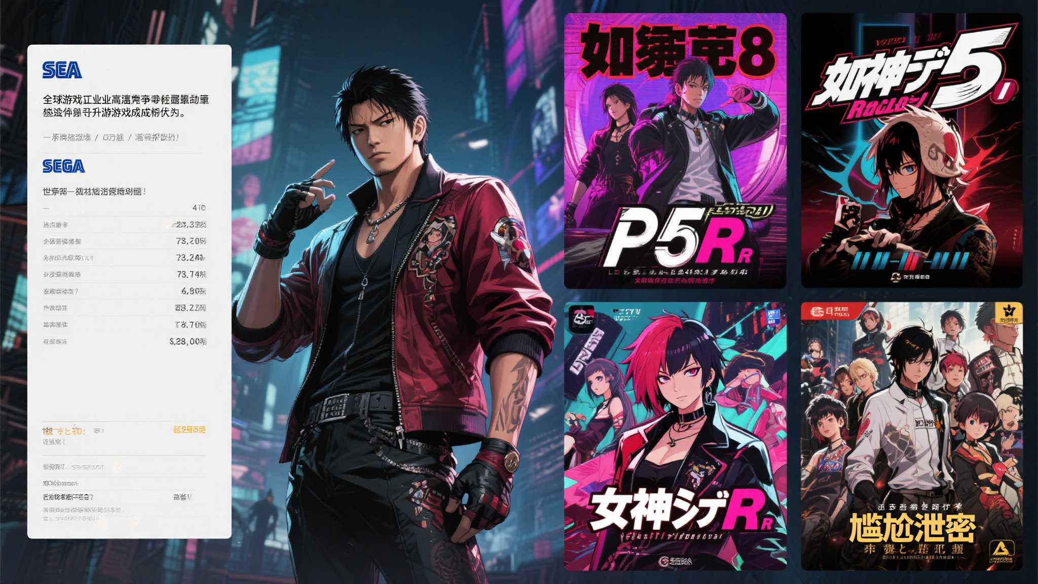 世嘉无意泄露《如龙8》《P5R》等游戏销量数据 世嘉无意泄露《如龙8》《P5R》等游戏销量数据